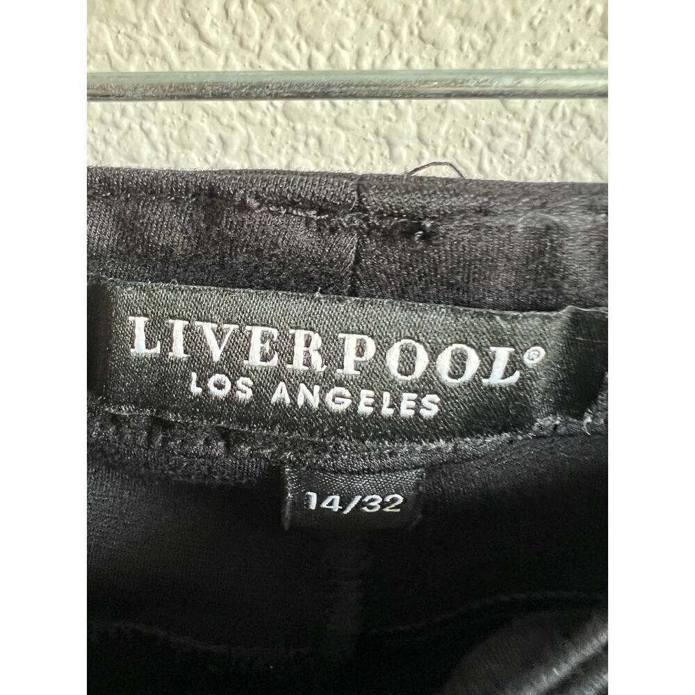 Liverpool Black High Rise Skinny Pants Women's 14/32 Stretch Minimalist Jegging - Picture 5 of 7